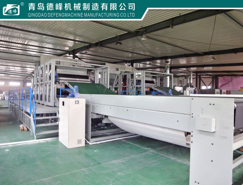 Microfiber production line